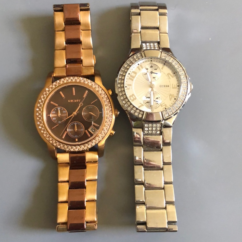 2 Stainless Steal used watches.